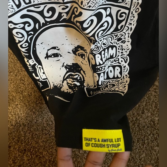 That’s A Awful Lof of Cough Syrup MLK Tee. DS NEVER WORN, Fits like a medium. - Picture 5 of 7